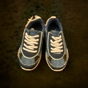 Zara Kids Navy Denim Sneakers